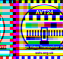 AVT24 SSTV round-trip decoded test card