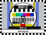BW12 SSTV BBC-style colour test card