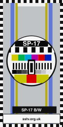 SP-17 SSTV BBC-style colour test card