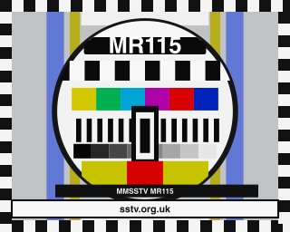 MR115 SSTV BBC-style colour test card