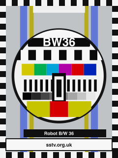 BW36 SSTV BBC-style colour test card