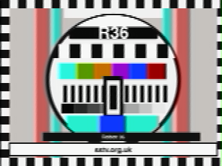 R36 SSTV round-trip decoded test card