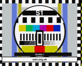 S1 SSTV round-trip decoded test card