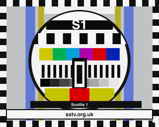 S1 SSTV BBC-style colour test card