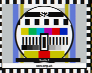 S2 SSTV round-trip decoded test card
