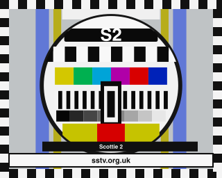 S2 SSTV BBC-style colour test card